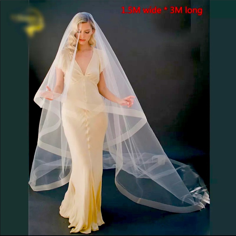 White cathedral veil